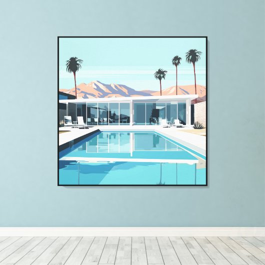 TOILE VIE DE DÉSERT #4 (Insitu (Plancher de Bois))