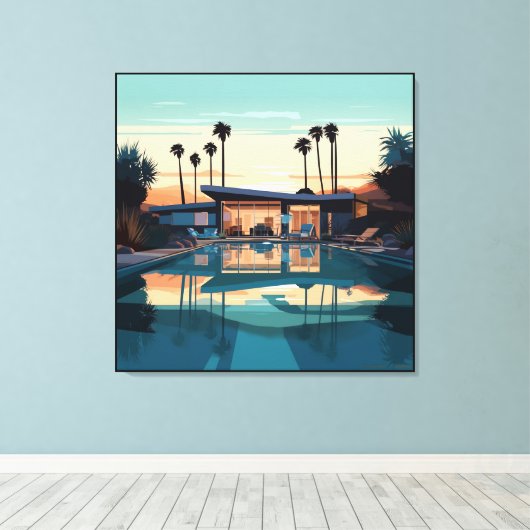 TOILE VIE DE DÉSERT #5 (Insitu (Plancher de Bois))