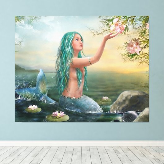 Toile Vie de Mermaid (Insitu (Plancher de Bois))