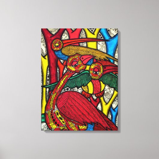 Toile Vie des oiseaux (Recto)