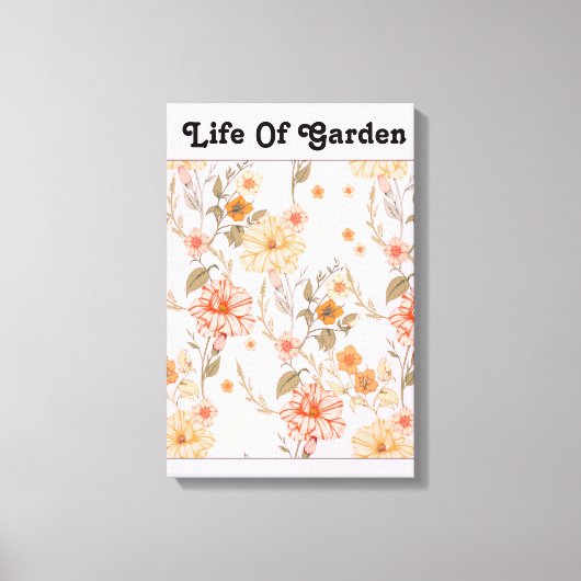 Toile Vie Du Jardin Botanique (Recto)