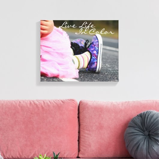 Toile Vie en direct dans la photographie couleur (Insitu(Salon))