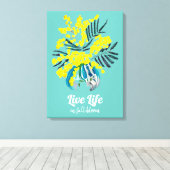 Toile Vie en pleine floraison Fleur de Mimosa de Wattle  (Insitu (Plancher de Bois))