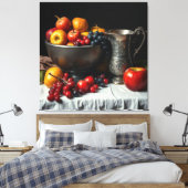 Toile Vie Encore Avec Fruits Et Pelle (Insitu(Chambre))