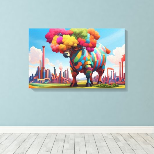 Toile Vie et révolution (Insitu (Plancher de Bois))