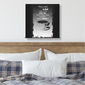 Toile Vie et valeurs, Existentialisme illustré citation (Insitu(Chambre))