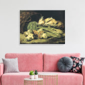 Toile Vie morte avec champignons (Insitu(Salon))