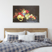 Toile Vie morte avec des fruits dans le bol Delft, y com (Insitu(Chambre))