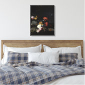Toile Vie morte avec fleurs et insectes (Insitu(Chambre))