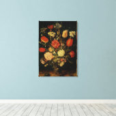 Toile Vie morte des fleurs (Insitu (Plancher de Bois))