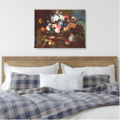 Toile Vie morte des fleurs dans un panier (Insitu(Chambre))