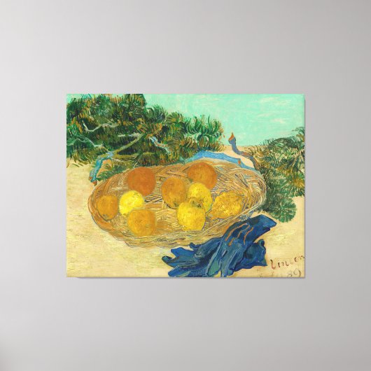 Toile Vie morte des oranges et citrons Vincent Gogh (Recto)