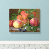 Toile Vie morte des pêches (Insitu (Plancher de Bois))