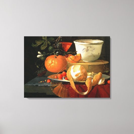 Toile Vie morte d'une orange (Recto)