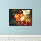 Toile Vie morte d'une orange (Insitu (Plancher de Bois))