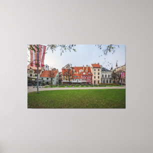 Toile Vieille ville de Riga en automne