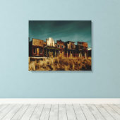 Toile Vieille Ville Fantôme Occidentale. (Insitu (Plancher de Bois))