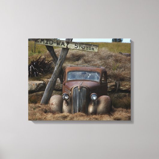 Toile Vieille voiture (Recto)