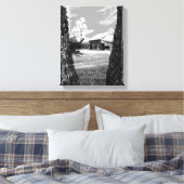 Toile Vielle grange Rural Granges Pays noir et blanc Pho (Insitu(Chambre))