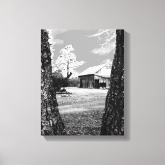 Toile Vielle grange Rural Granges Pays noir et blanc Pho