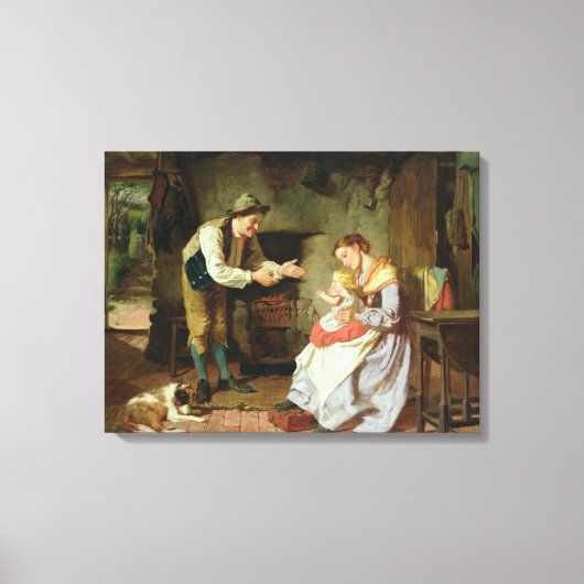 Toile Viens à papa (Recto)