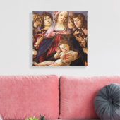 Toile Vierge à l'Enfant avec des Anges par Sandro Bottic (Insitu(Salon))