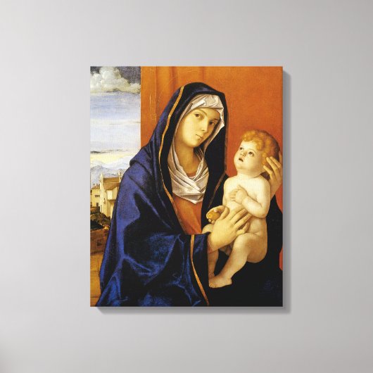 Toile Vierge à l'enfant par Giovanni Bellini (Recto)