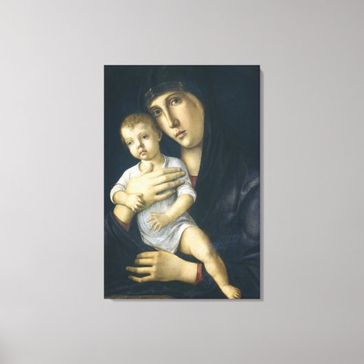 Toile Vierge à l'enfant par Giovanni Bellini (Recto)