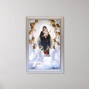 Toile Vierge aux anges par William Adolphe Bouguereau