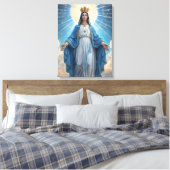 Toile Vierge bleue Marie Céleste (Insitu(Chambre))