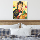 Toile Vierge byzantine Marie et icône enfant Noël (Insitu(Chambre))