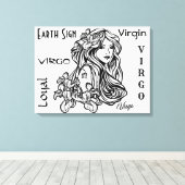 Toile Vierge du zodiaque (Insitu (Plancher de Bois))