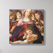 Toile Vierge et enfant aux anges par Sandro Botticelli (Recto)