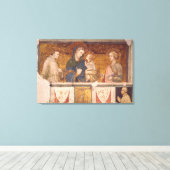 Toile Vierge et enfant avec saint François et saint Jean (Insitu (Plancher de Bois))