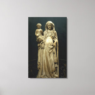 Toile Vierge et enfant, c.1375 (albâtre)