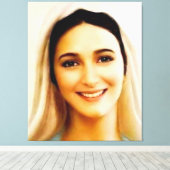 Toile Vierge Marie, Medjugorje (Insitu (Plancher de Bois))