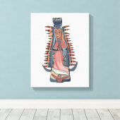 Toile Vierge Marie Notre Dame de Guadalupe peinture (Insitu (Plancher de Bois))
