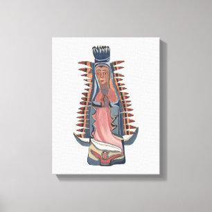 Toile Vierge Marie Notre Dame de Guadalupe peinture
