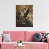 Toile Vierge Marie St. Michael Apocalypse Angel religieu (Insitu(Salon))