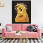 Toile Vierge noire en prière ... (Insitu(Salon))