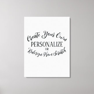 Toile Vierge personnalisable - Créez votre propre