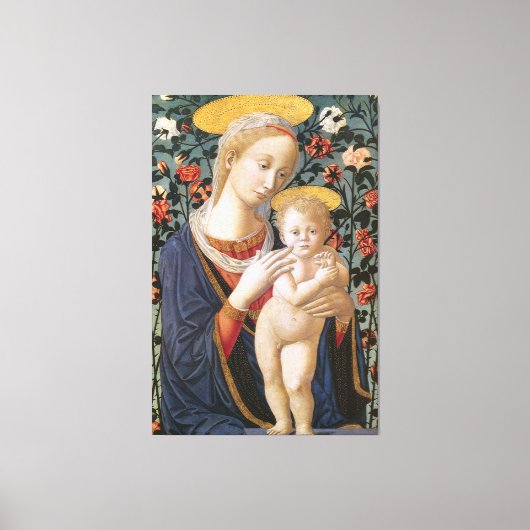 Toile Vierge Sainte Vierge et Enfant Jésus (Recto)
