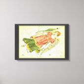 Toile Vierge Vierge Antique Constellation Miroir d'Urani (Recto)