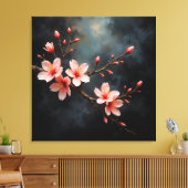 Toile Vietnamese Peach Blossom Art (Insitu(Salon))