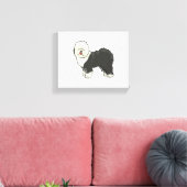 Toile Vieux chien anglais mon ami