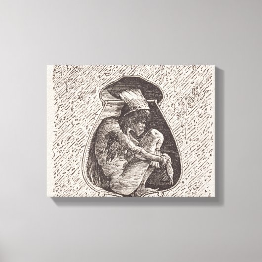 Toile Vieux cimetière indien (Recto)