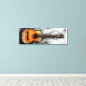Toile Vieux tableau de guitare (Insitu (Plancher de Bois))