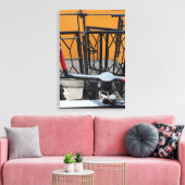 Toile Vieux Train À Vapeur Le Mastrou Wagon Canvas (Insitu(Salon))