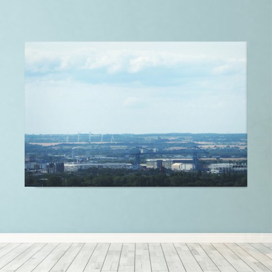 Toile View Across Teesside (Insitu (Plancher de Bois))
