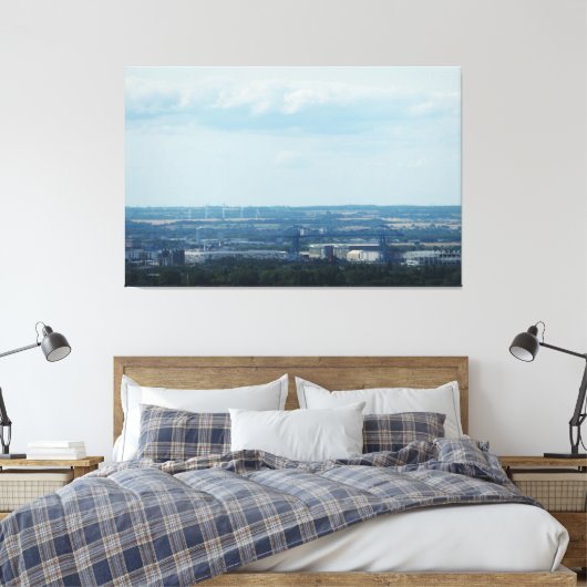 Toile View Across Teesside (Insitu(Chambre))